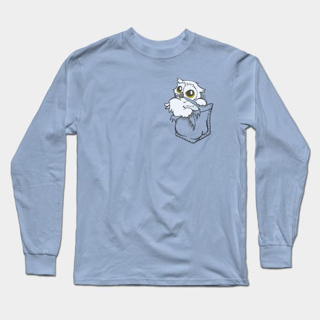 Pocket Owlbear Long Sleeve T-Shirt by DavidByronHicks